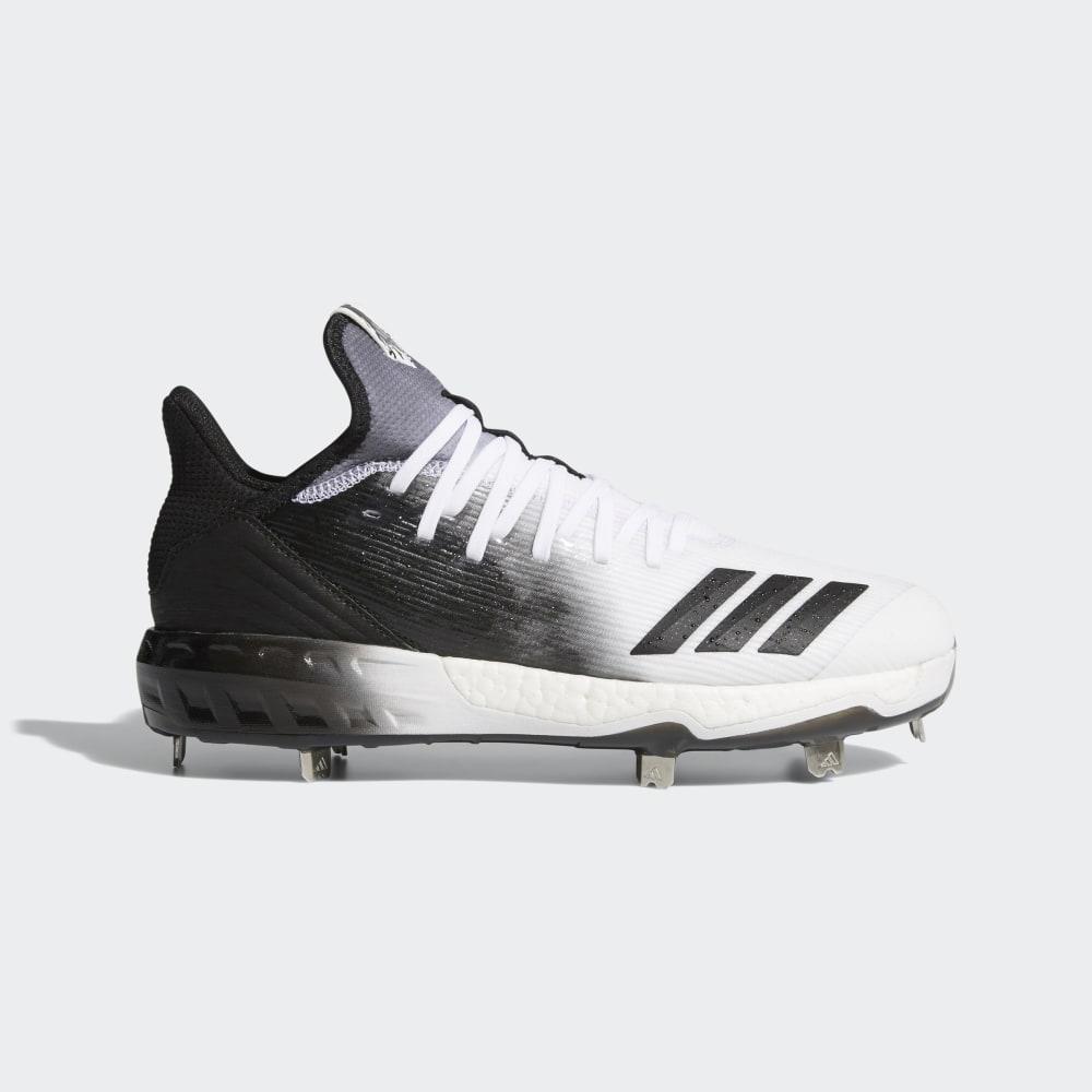 Adidas Men's Boost Icon 4 Splash Baseball Cleats White/Black Ireland B76032